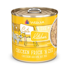 Weruva Chats Dans La Cuisine Poulet Frick A Zee en boîte 10oz, repas pratique et savoureux.