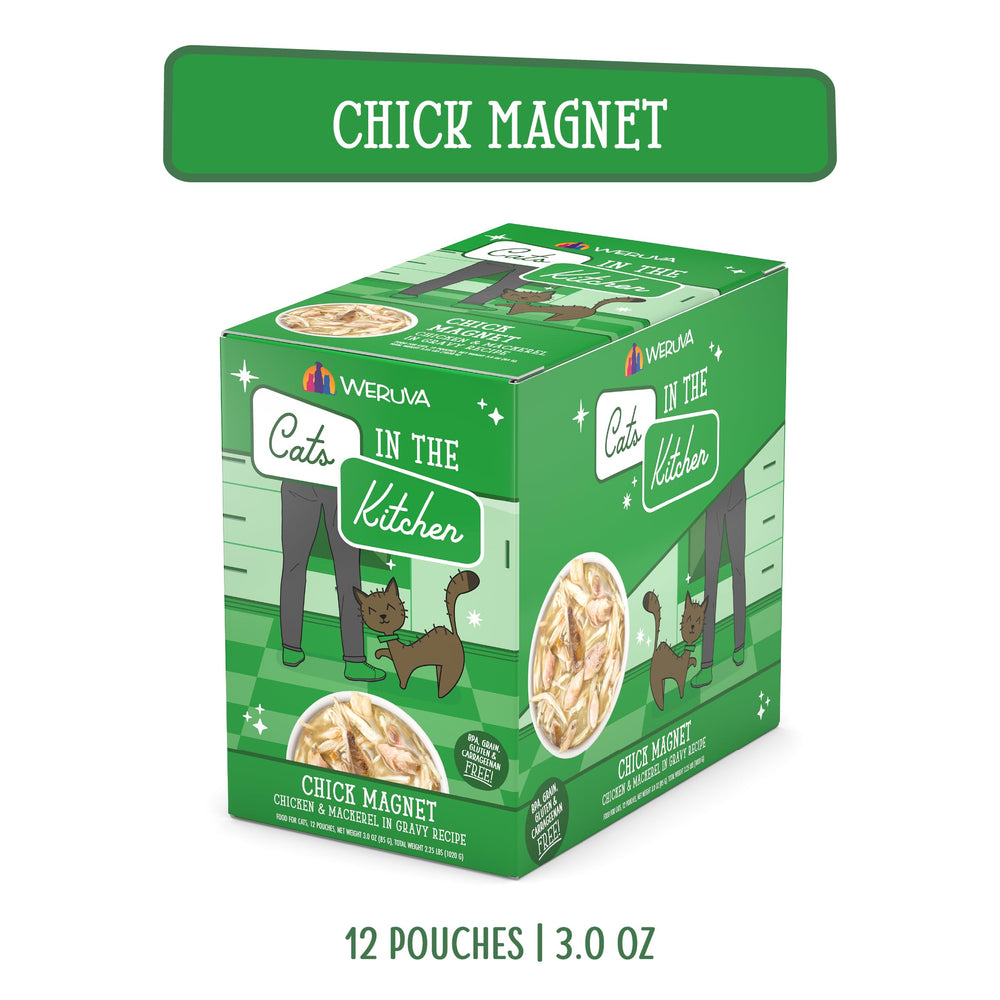 Weruva Chats en Cuisine – texture agréable avec poisson et volaille, délicieux en sauce.