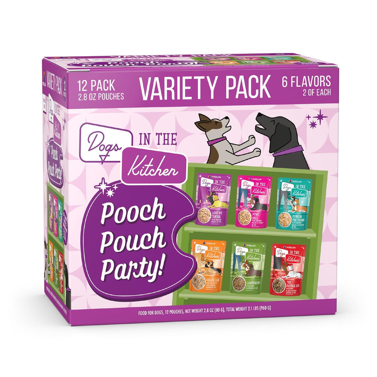 Weruva Chiens dans la Cuisine – pack varié sur l’étal, repas humide attrayant pour chien.