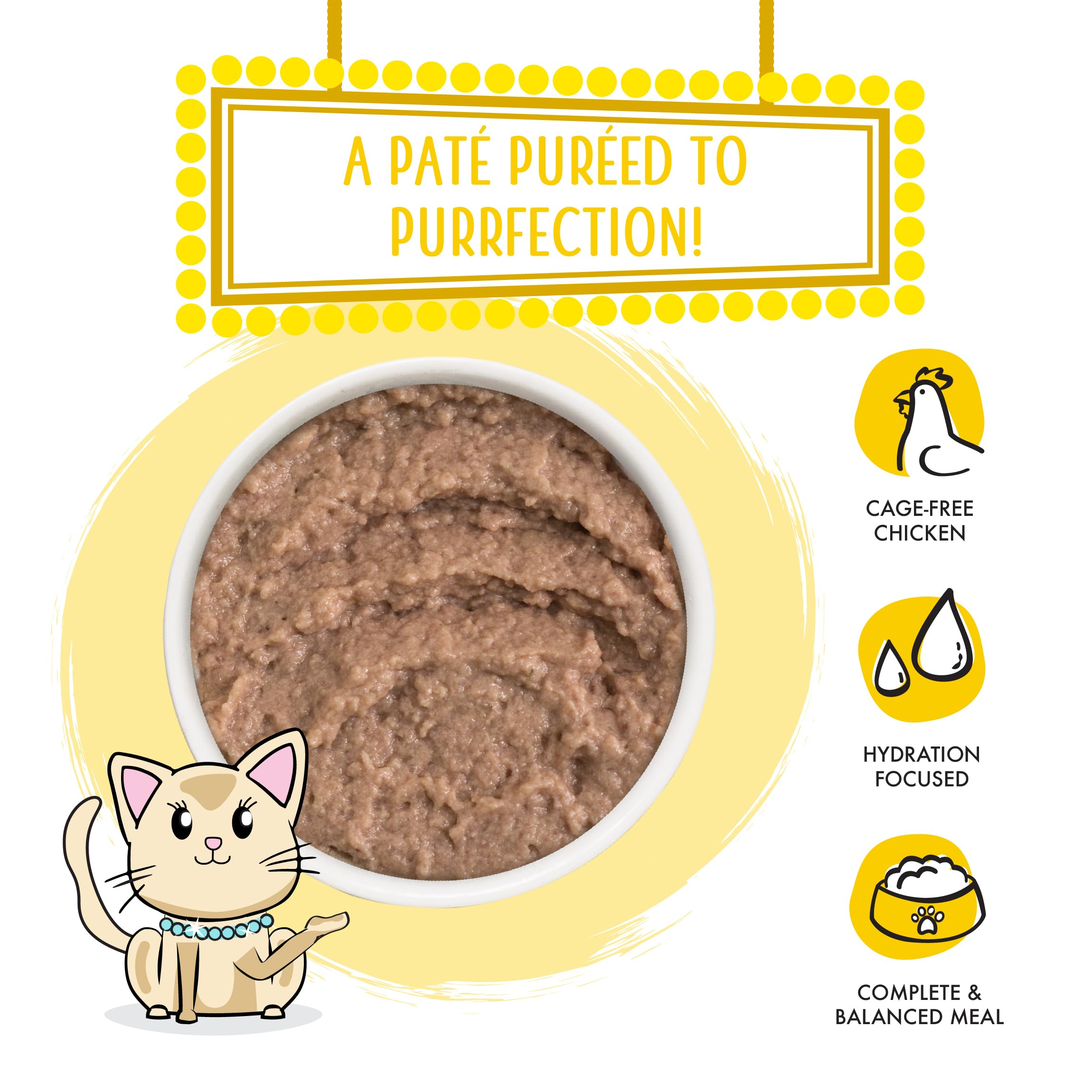Poulet pur dans Weruva Classic Cat Paté, option nourrissante