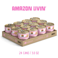 Weruva Classic Nourriture pour Chat – morceaux de foie et poulet en sauce, texture tentante.