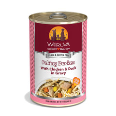Weruva Classic chien : morceaux canard et poulet dans une sauce hydratante.