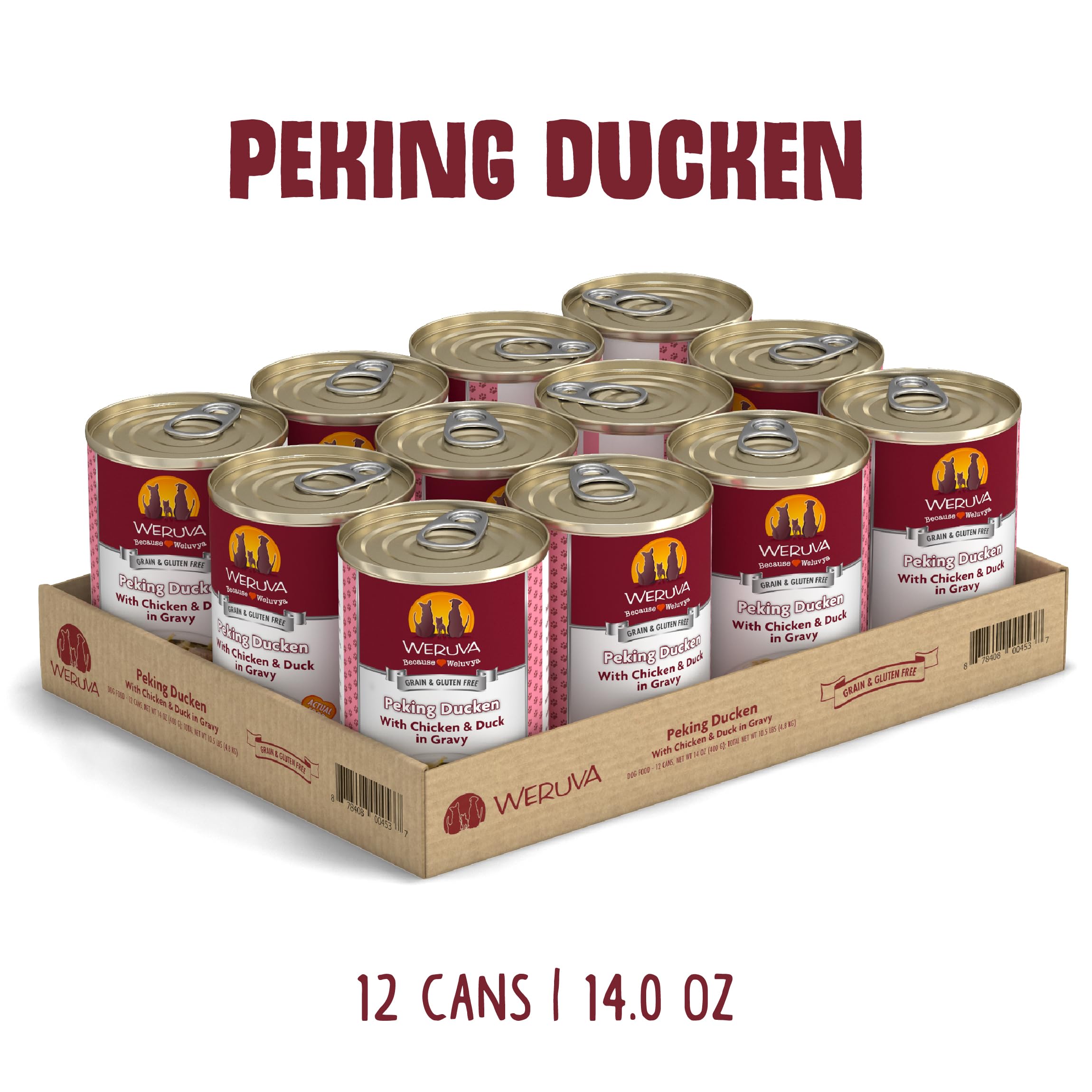 Weruva Classic: canard pekin et poulet dans une sauce riche et appétante.