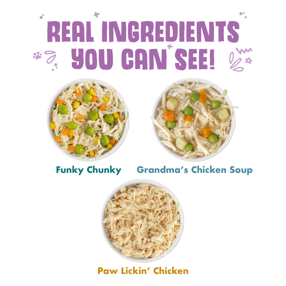 Weruva Paw Lickin Chicken-boite-14oz : saveur appétissante et hydratation.