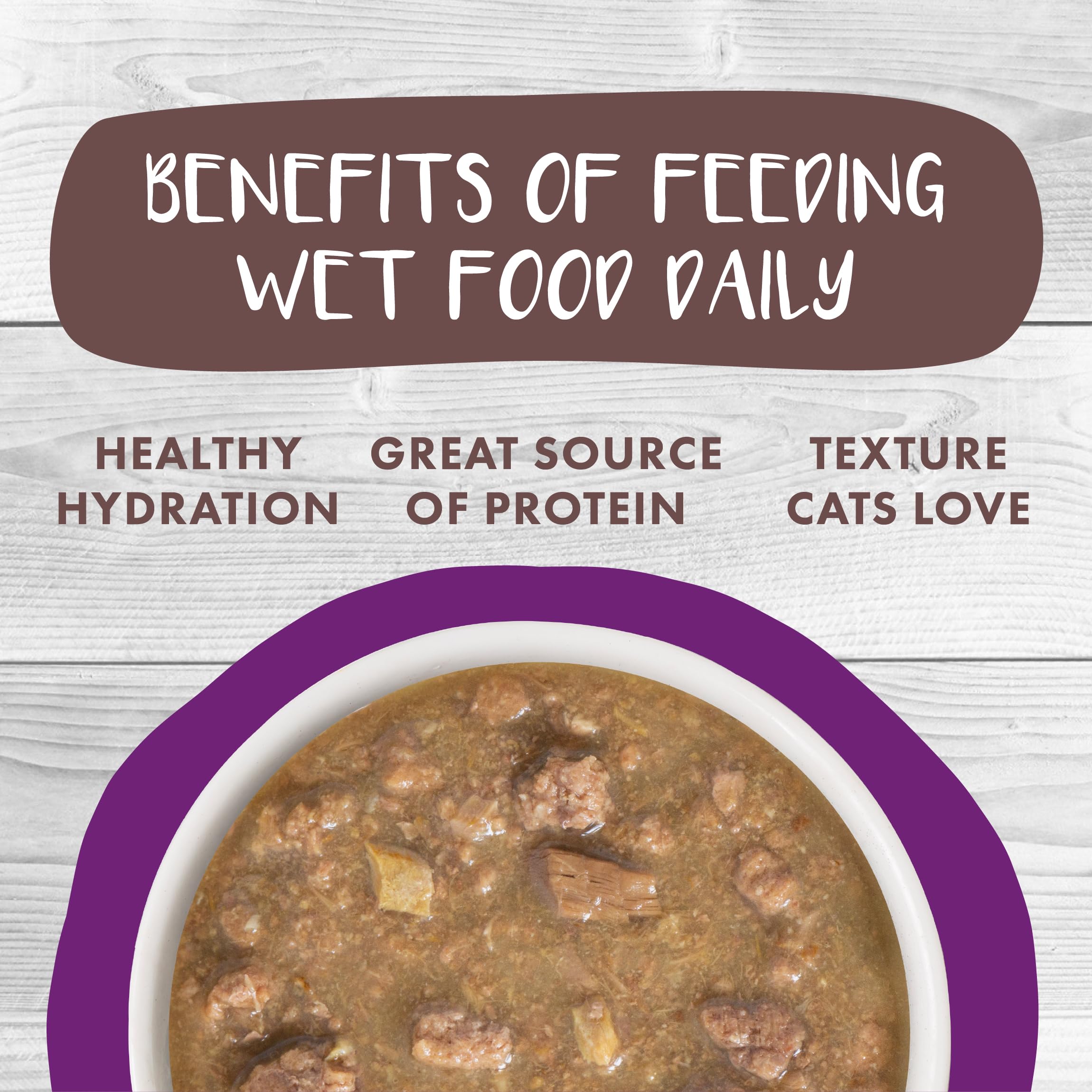 Weruva Classic Stew Chat, sans additifs artificiels pour une liste d'ingrédients claire.