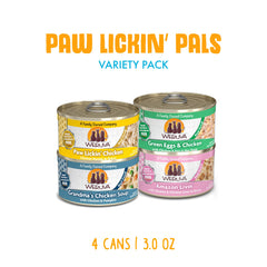 Weruva Paw Lickin Pals boîtes 3 oz, saveur poulet pour chat