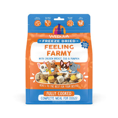 Weruva Feeling Farmy chien sachet lyophilisé, cubes faciles à servir