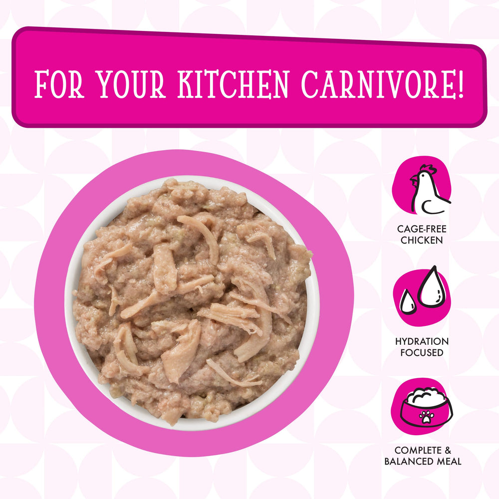 Weruva Dogs in the Kitchen Boule de Volaille : protéines durables pour chiens actifs.