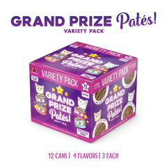 Weruva Grand Prize Pâtés variété trio: diversité de saveurs pour chats gourmands.