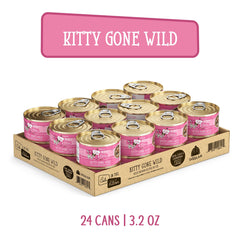 Kitty Gone Wild maquereau au jus, riche en oméga