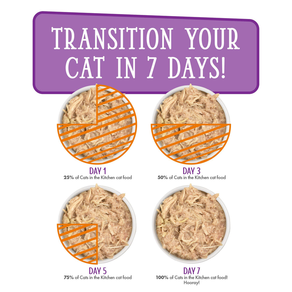 Weruva Kitty Gone Wild sans maïs, repas humide sans céréales et additifs.