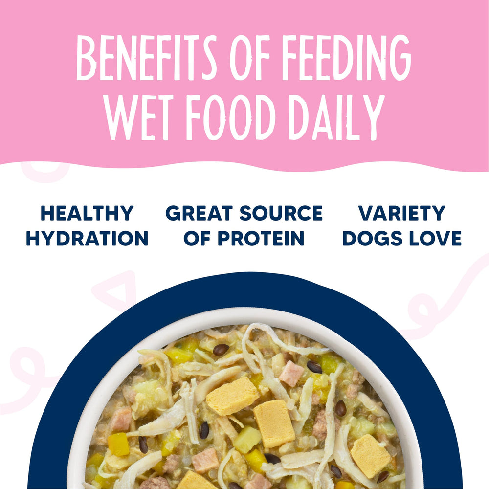 Weruva Meals n More: inuline et potiron visibles, soutien potentiel pour la digestion.