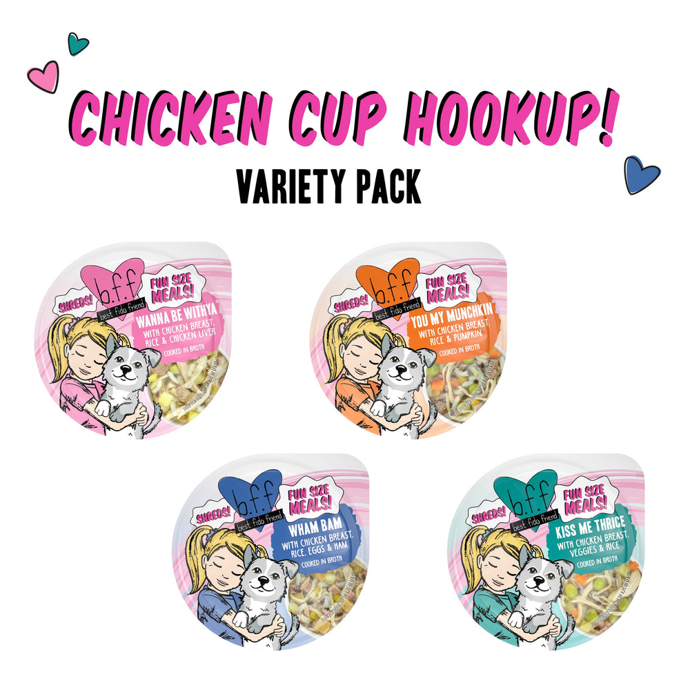 Weruva Meilleur Ami Fido, gobelet poulet potiron — saveur réconfortante pour chien actif.