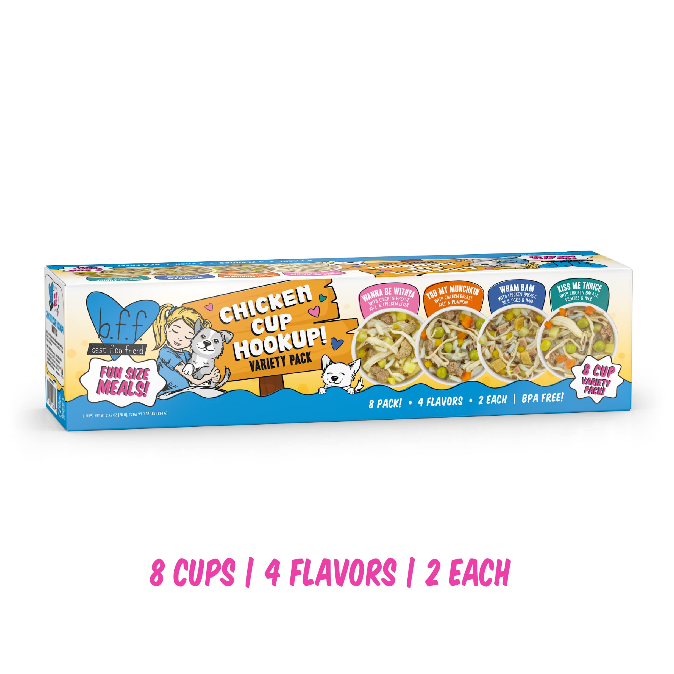 Weruva Meilleur Ami Fido, gobelet poulet riz digestible — digestion légère pour chien.