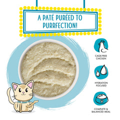 Weruva pate poulet sans grains, option adaptée à certains régimes.