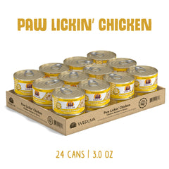 Weruva Paw Lickin’ Chicken, poitrine de poulet dans sauce, idéal repas quotidien.