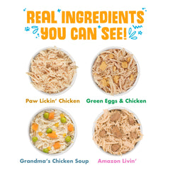 Weruva Paw Lickin’ Pals œufs et poulet verts: repas savoureux et équilibré.
