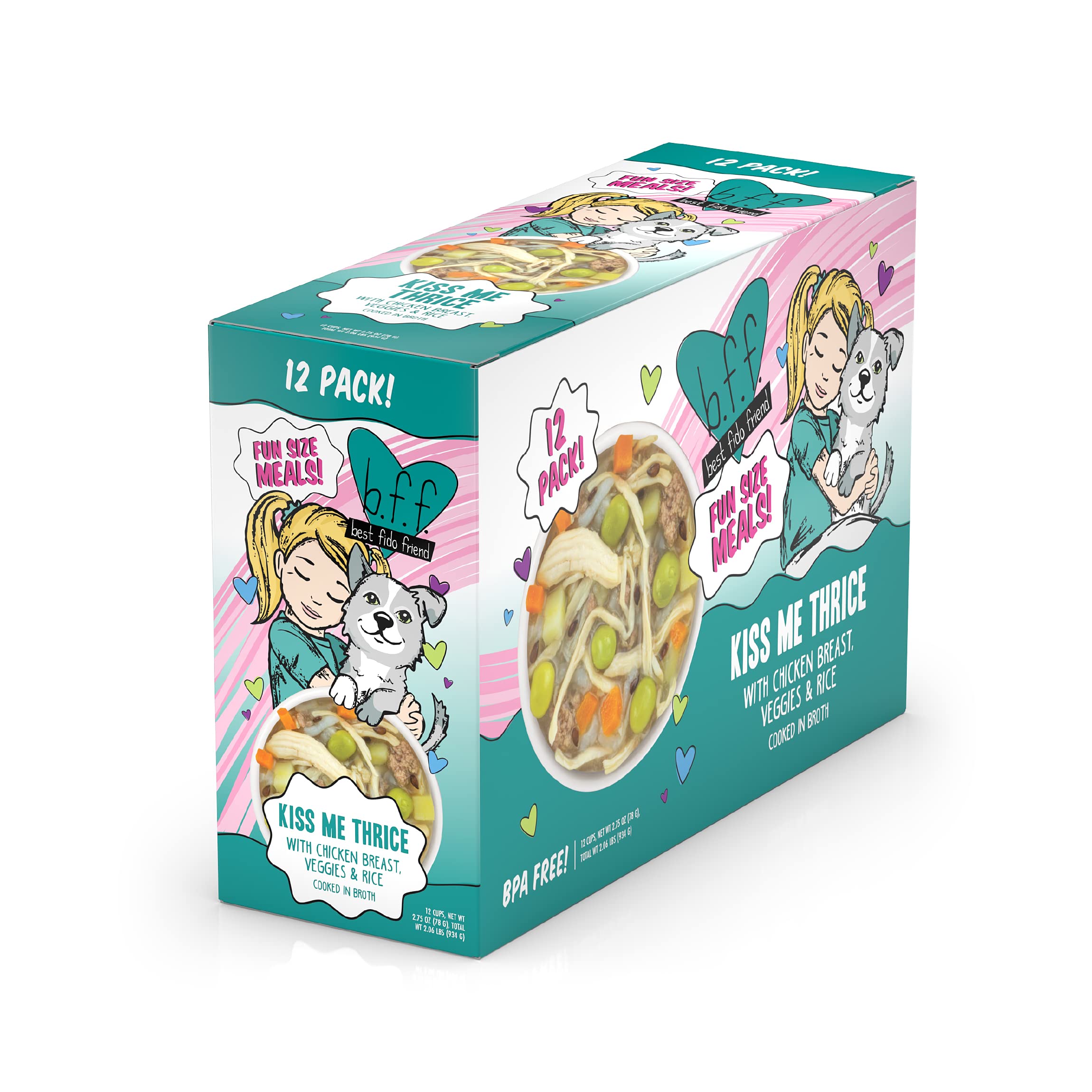 Kiss Me Thrice : poulet effiloché et légumes dans bouillon savoureux.