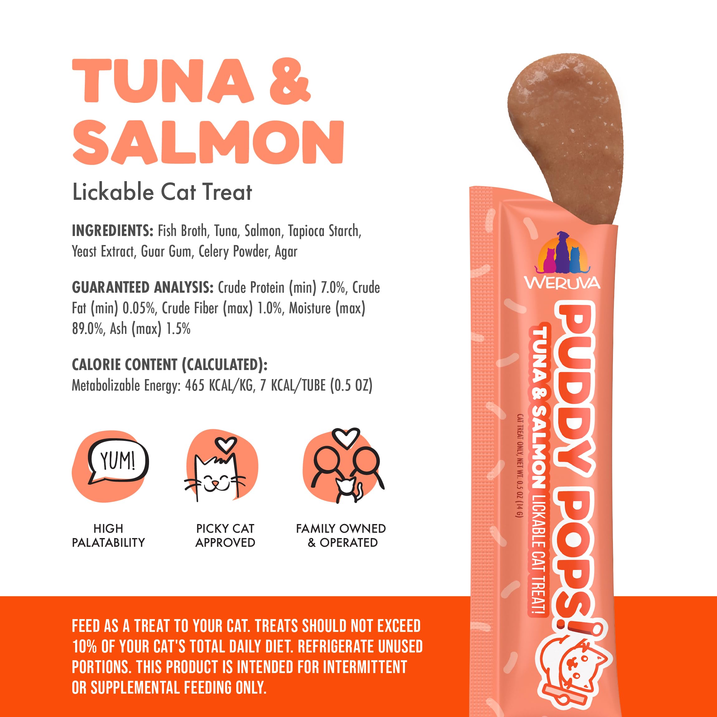 Hydratation à chaque léchage avec Weruva Puddy Pops