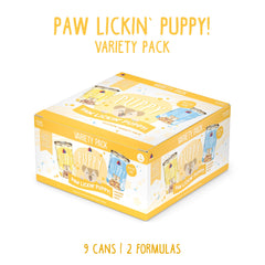 Weruva Puppy Food boîte 14oz ouverte – prêt à servir, option pratique.