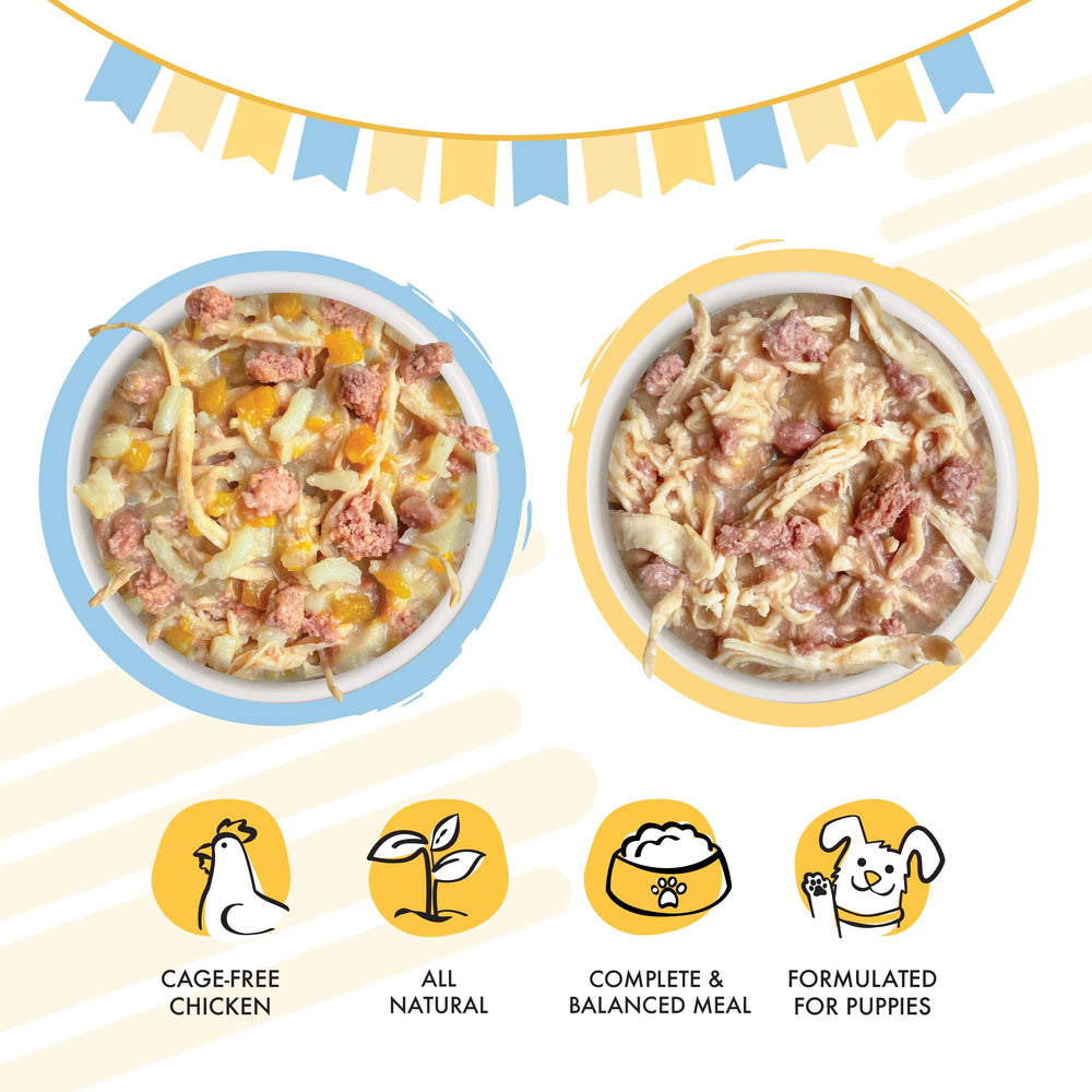 Weruva Puppy Food poulet blanc sans peau – protéine maigre, repas savoureux.