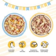 Weruva Puppy Food poulet blanc sans peau – protéine maigre, repas savoureux.