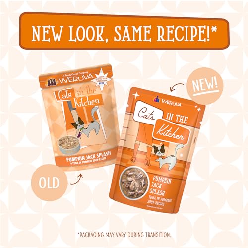 Weruva Chats dans la Cuisine: sachets 3oz pack de 12, solution pratique pour le repas.