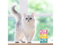 Sans céréales, convient aux chats sensibles, favorise une digestion sereine.