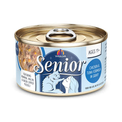 Weruva Senior chat, boîtes 3oz poulet-thon en sauce, goût appétissant.