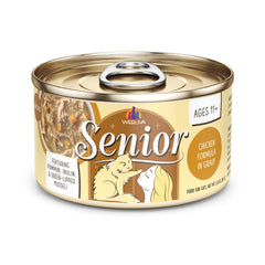 Weruva Senior Chat poulet en gravy, boîte 3oz, repas pratique.