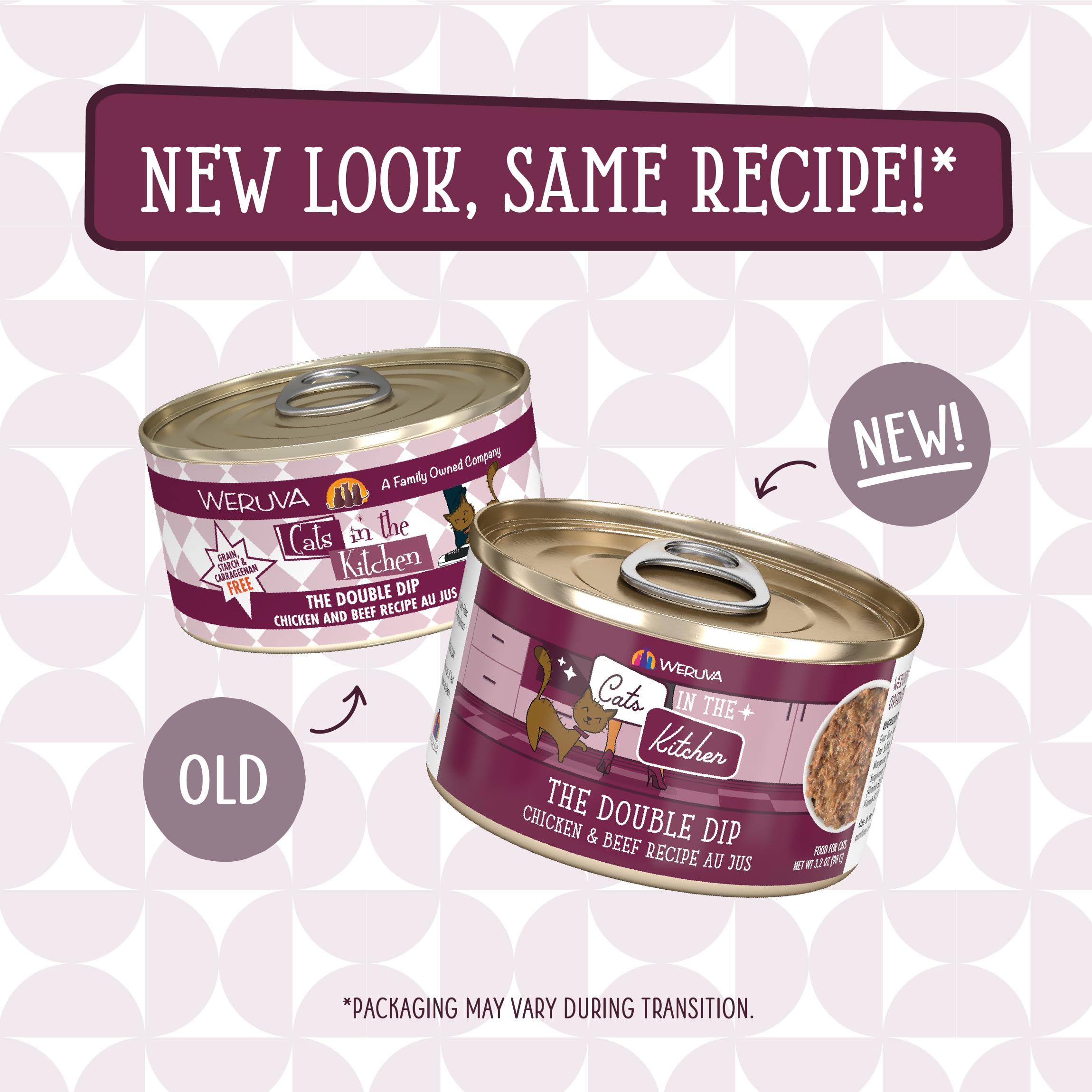 Weruva The Double Dip: bol boeuf au jus pour chat