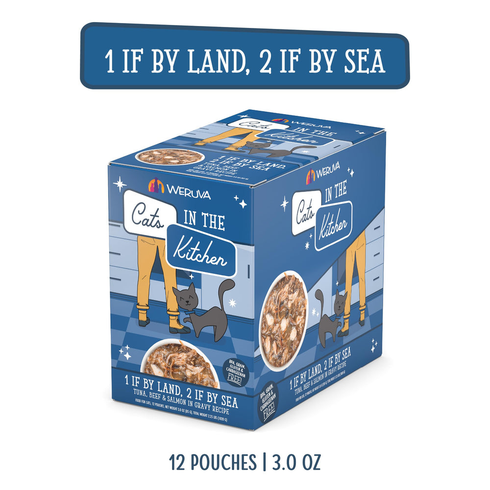 Weruva Thon Saumon Boeuf en sauce protéines premium