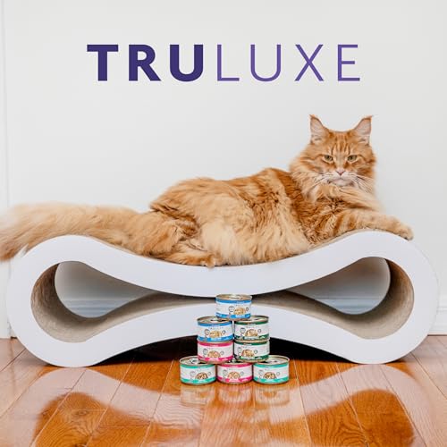 Format pratique et rotation facile avec 24 boîtes Weruva Truluxe.