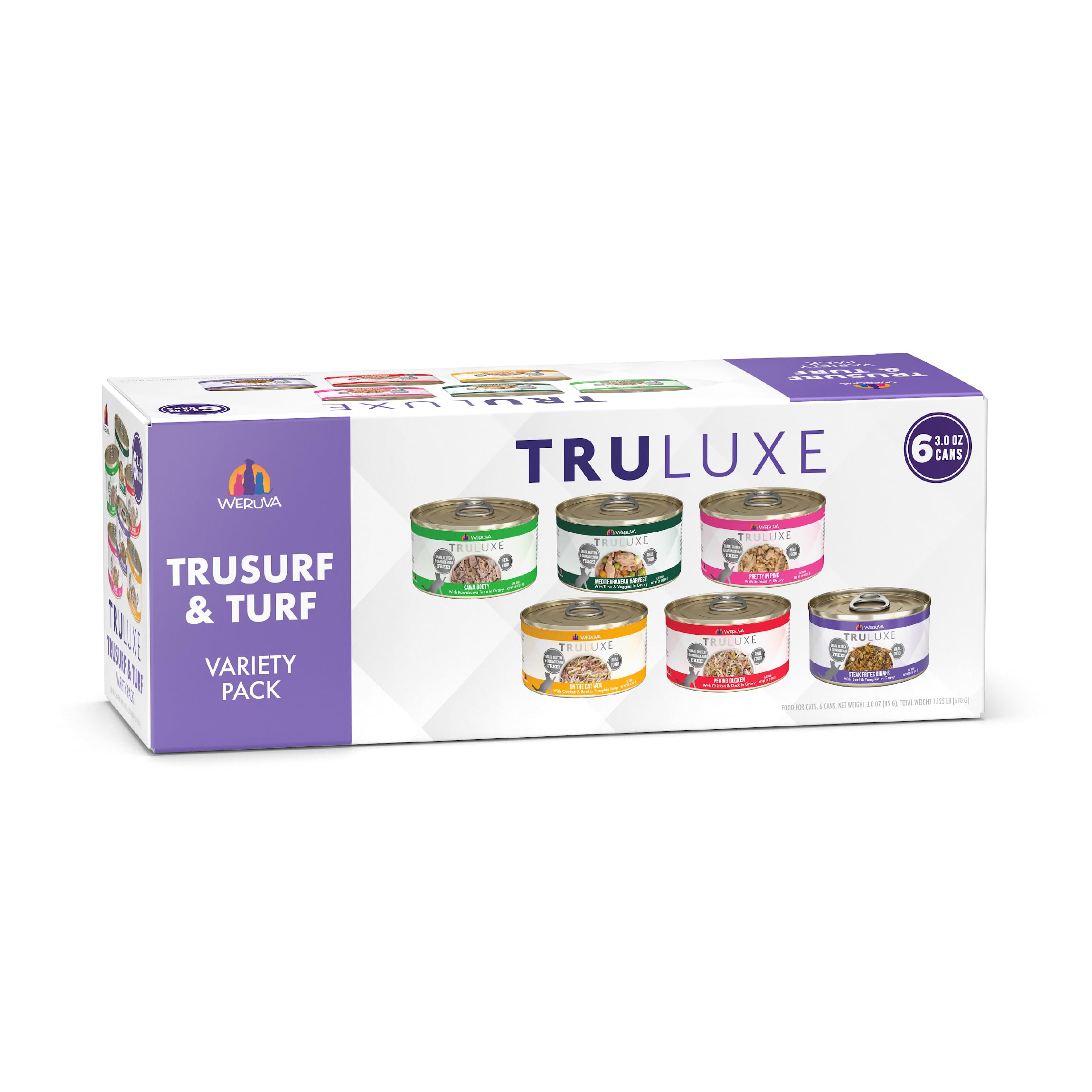 Weruva TruLuxe Kawa Booty 3oz : plat gourmet pour chat.