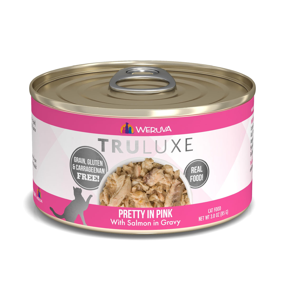 Weruva TruLuxe Pretty in Pink, boîtes 3oz pack 24, repas pratique pour chats.