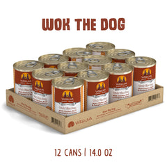 Weruva Wok The Dog boeuf en sauce, protéines riches et croustillantes.
