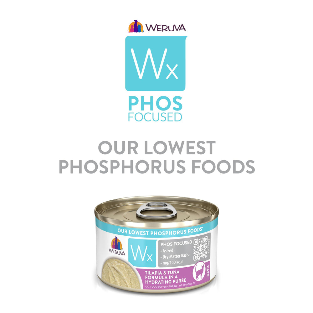 Weruva Wx Phos Focused faible phosphore: option adaptée sans sacrifier le goût.