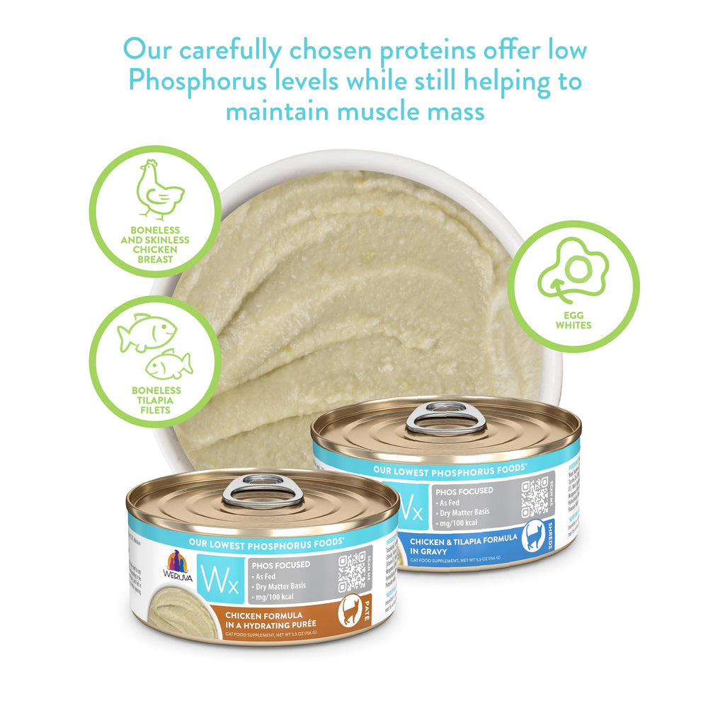 Weruva Wx Phos Focused Pate: proteines biodisponibles et digestion facilitée