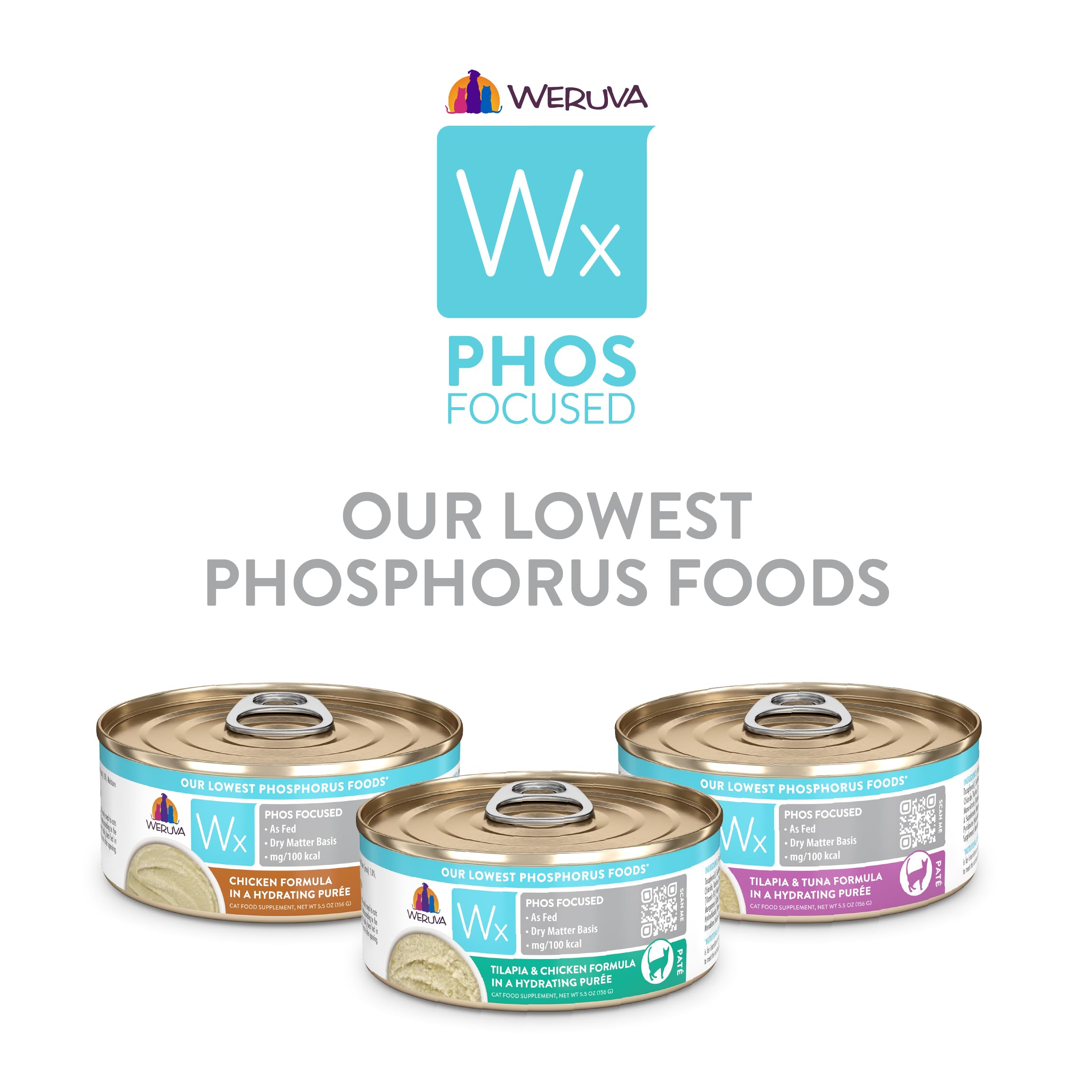 Weruva Wx Phos Focused Pate: sans additifs artificiels