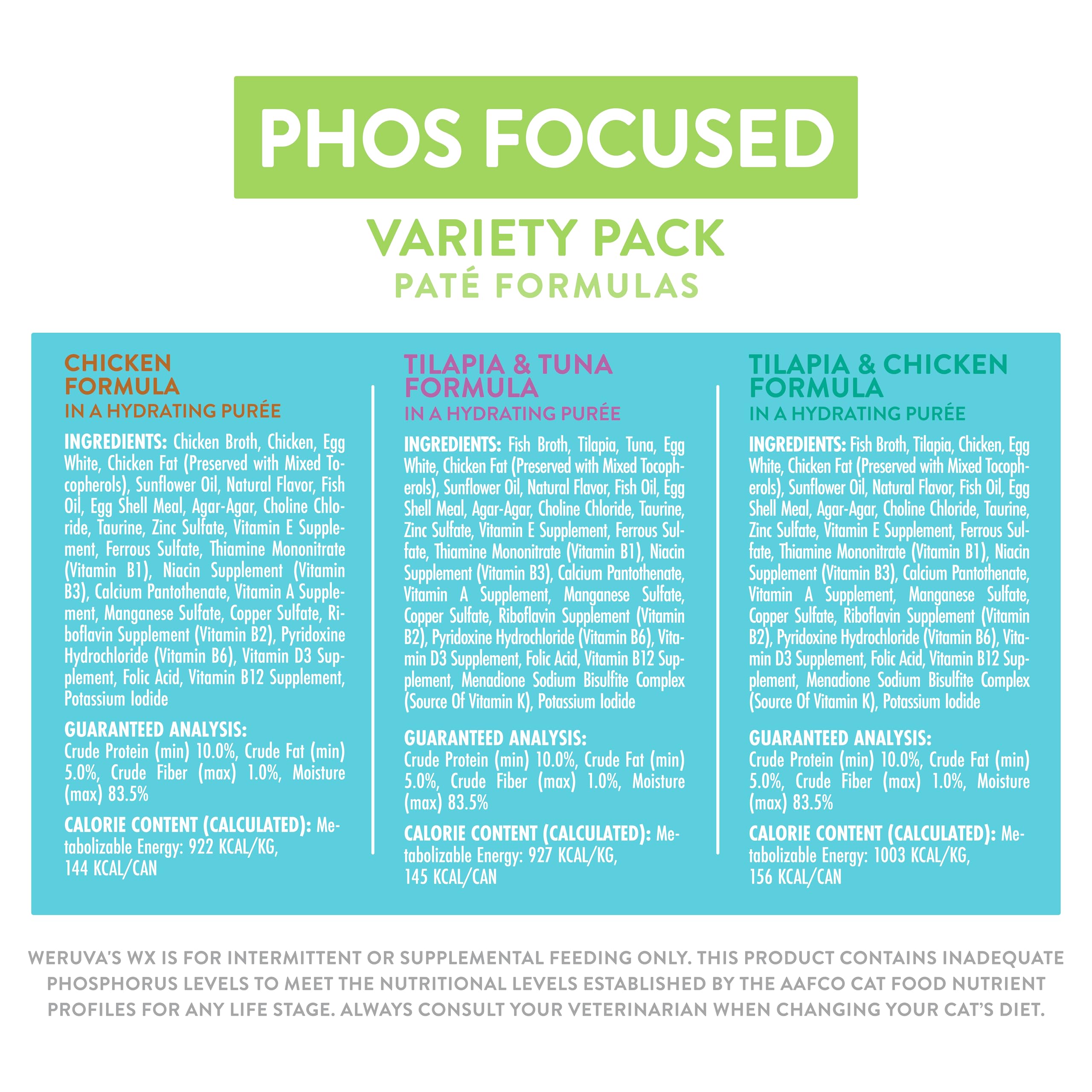Weruva Wx Phos Focused Pate: texture pate dense