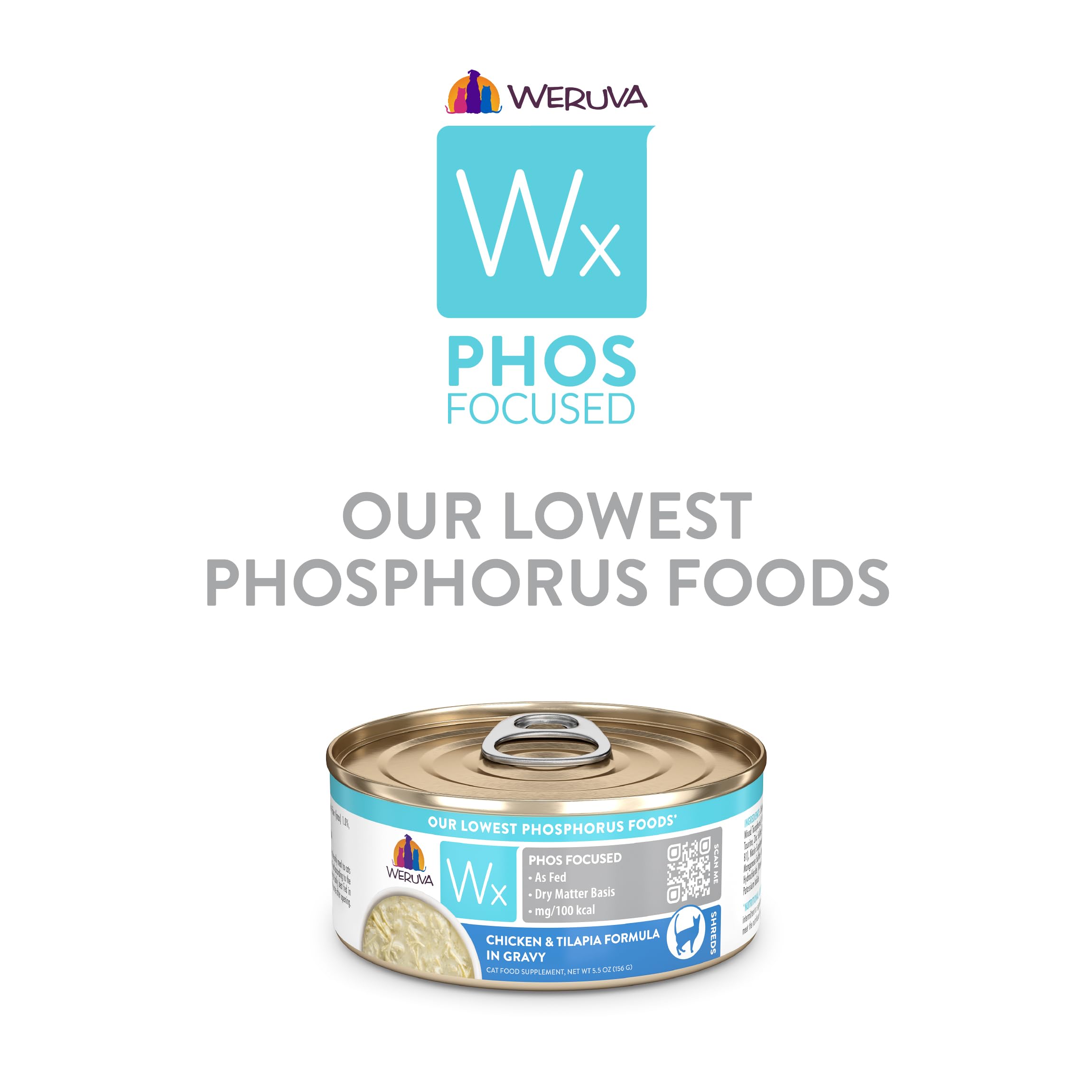 Détails de texture Weruva Wx Phos Focused en sauce pour chats gourmands