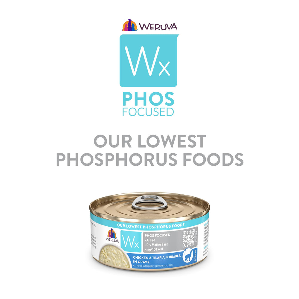 Détails de texture Weruva Wx Phos Focused en sauce pour chats gourmands