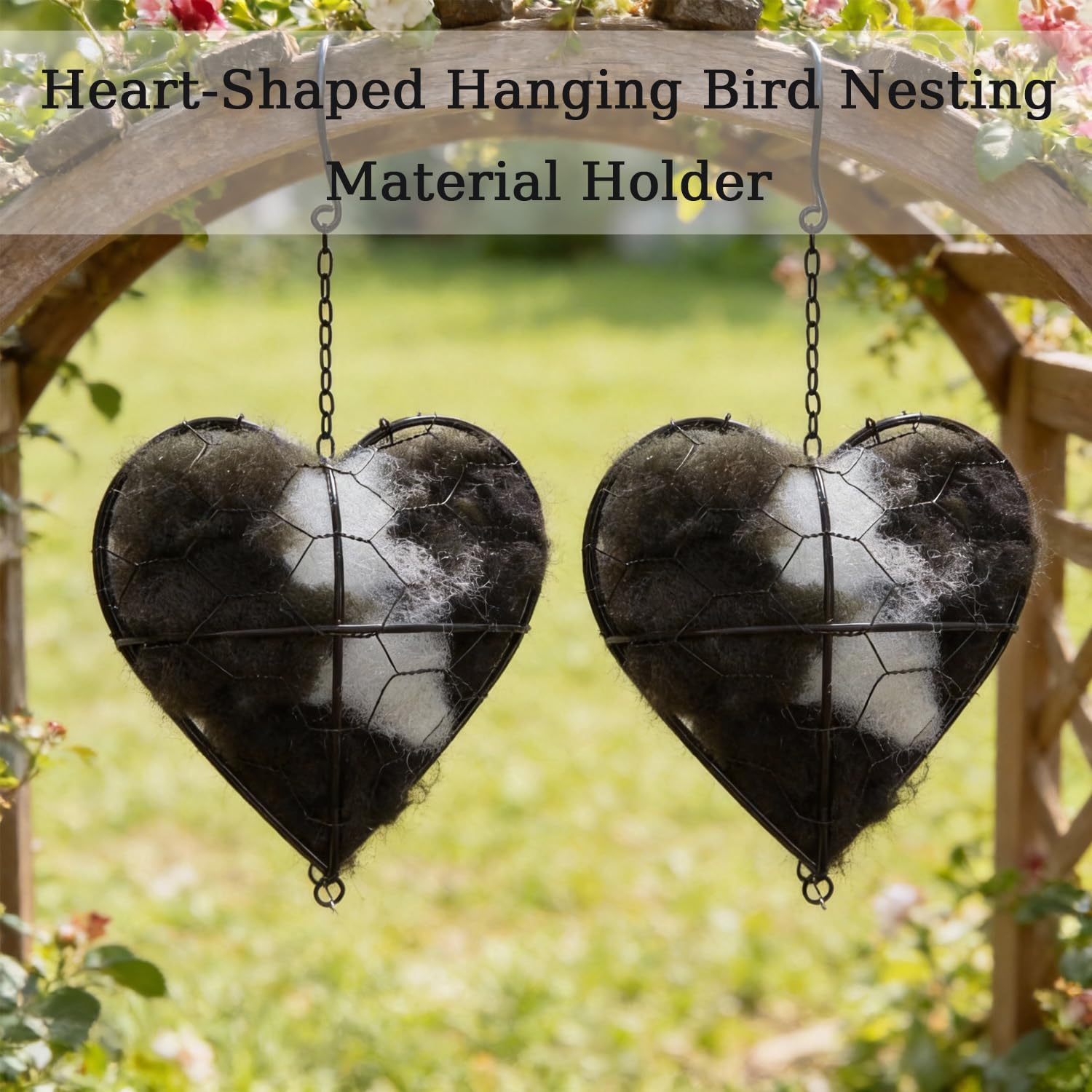 Habitat écologique WesGen en extérieur, invite les oiseaux à visiter et séjourner.