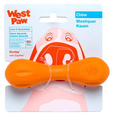 West Paw Hurley os de chien durable pour sessions de mâche prolongées.