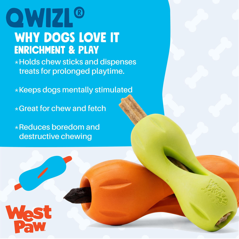 Qwizl West Paw avec arômes attirants, attire l’attention et motive la mastication.