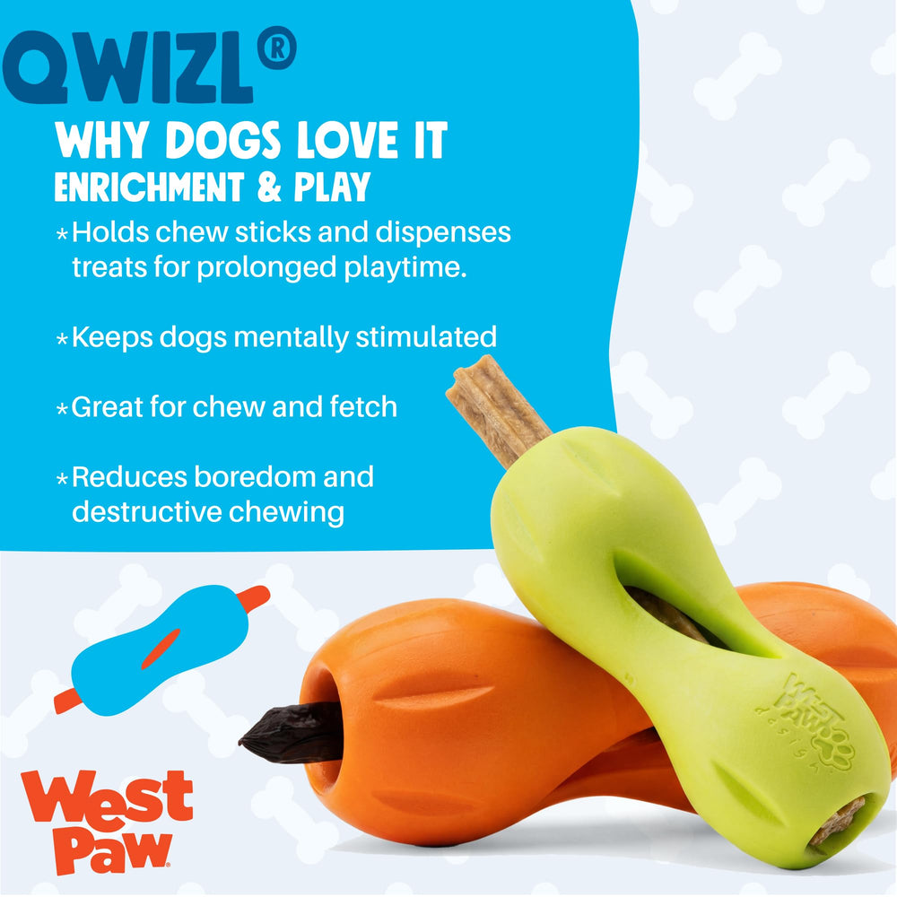Qwizl West Paw prise en main facile pour chiens de toutes tailles.