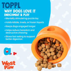 West Paw Toppl, distributeur de gourmandises prolongeant le jeu.