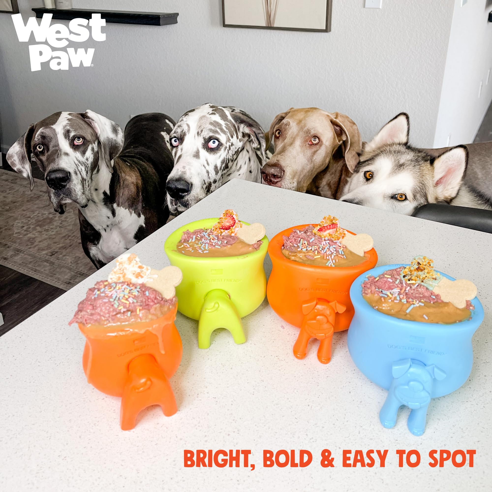 WEST PAW Toppl Stopper Insert est lavable au lave-vaisselle et facile à nettoyer.