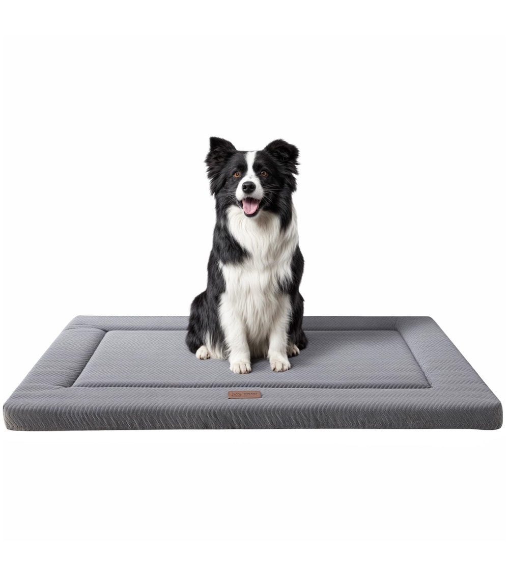 Lit pour chien WESTERN HOME avec mousse haute résilience pour un repos confortable.