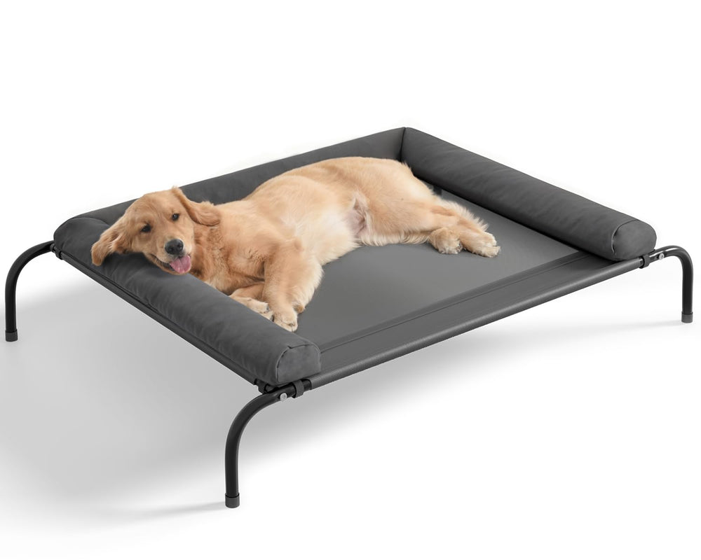 WESTERN HOME lit-éleve-chien grand durable – stabilité et confort pour les jeux.